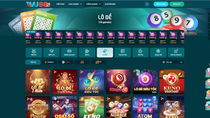 Đôi nét về sảnh Lô đề online