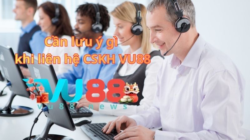 Lưu ý quan trọng khi liên hệ CSKH VU88