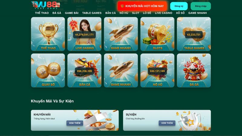 Lý do nên tham gia cá cược tại VU88