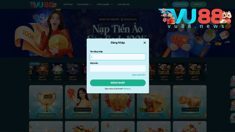 Hướng dẫn cách đăng nhập vào nhà cái VU88