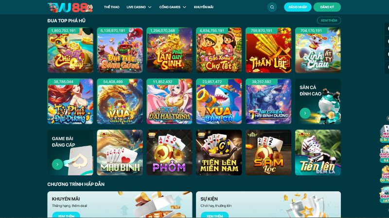 Tầm nhìn và mục tiêu của nhà cái VU88