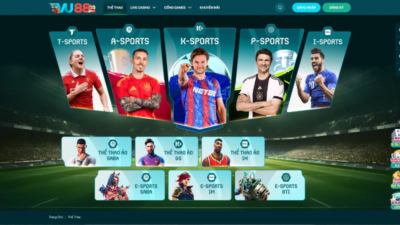 Cá cược thể thao đỉnh cao tại VU88