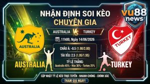 Nhận Định Soi Kèo Australia vs Turkey 11h00 Ngày 14/06/2026