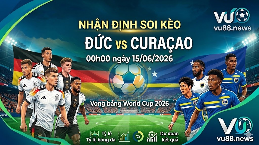 Nhận Định Soi kèo Đức vs Curacao 00h00 ngày 15/06/2026 – Vòng bảng World Cup 2026