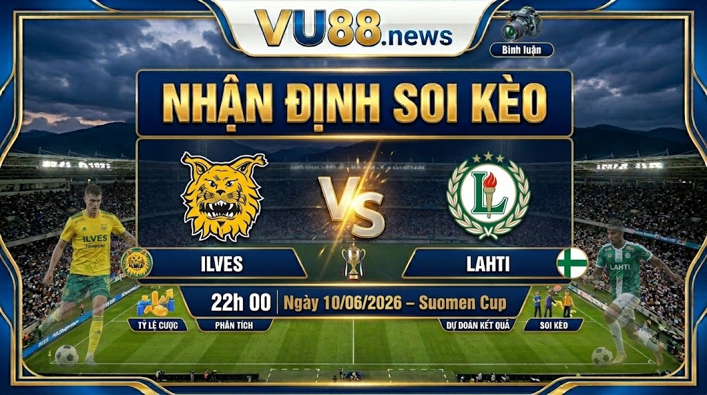 Nhận định soi kèo Ilves vs Lahti 22h 00 ngày 10/06/2026 – Suomen Cup