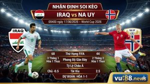 Nhận định soi kèo Iraq vs Na Uy 05h00 ngày 17/06/2026 – World Cup 2026