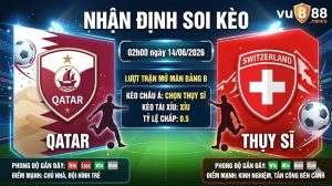 Nhận Định Soi Kèo Qatar vs Thụy Sĩ | 02h00 ngày 14/06/2026 – Lượt Trận Mở Màn Bảng B