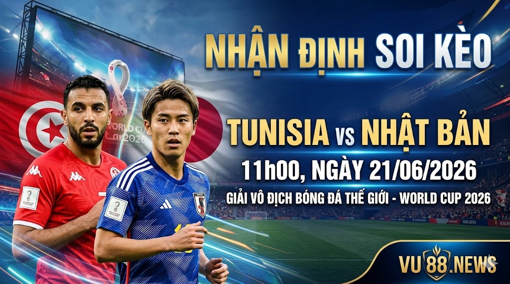 Nhận định soi kèo Tunisia vs Nhật Bản 11h00 ngày 21/06/2026 – World Cup 2026